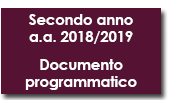 Documento programmatico - II anno a.a. 2018/2019